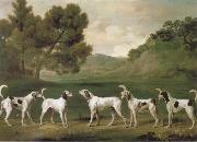 George Stubbs Some Dogs oil on canvas